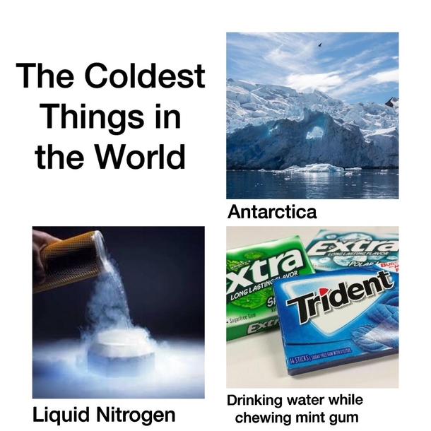 The Coldest Things in the World