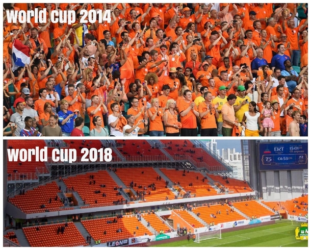 The color orange is still present this world cup
