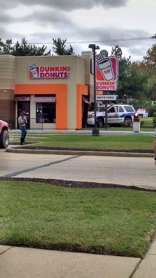 The cops really wanted donuts this morning