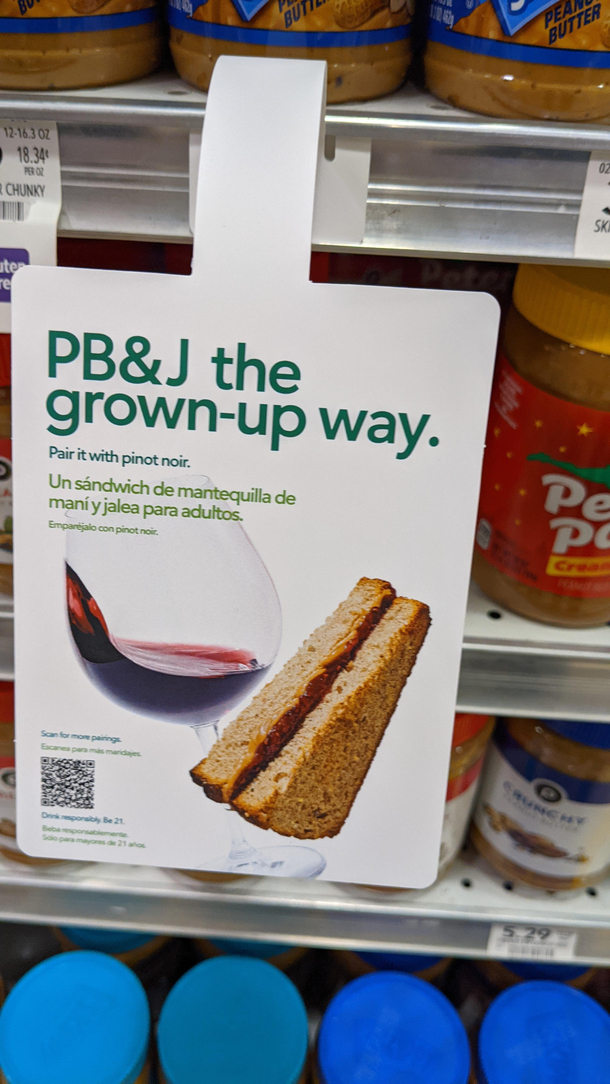 The correct way to eat PBampJ