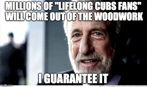 The Cubs are going to the World Series