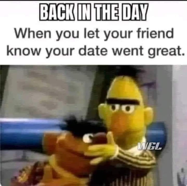 The date went well
