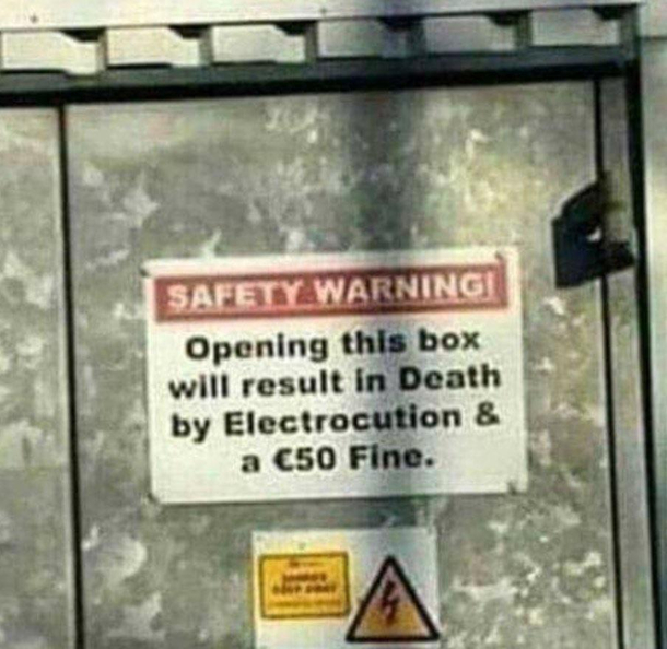 The death thing is probably enough of a deterrent