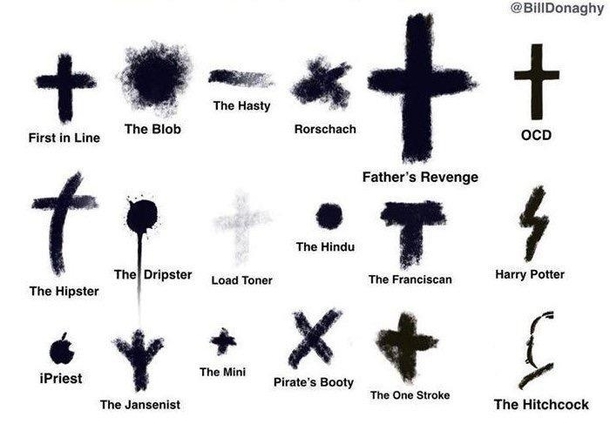 The different types of ashes youll see on Wednesday