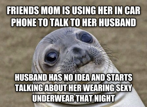 The drive home was awkward to say the least