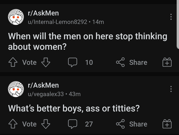 The Duality of rAskMen