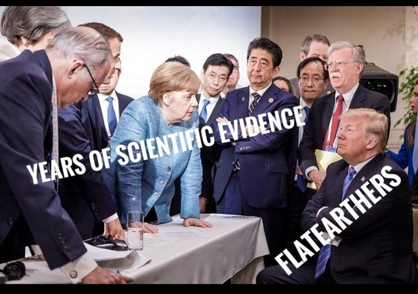 The earth is flat