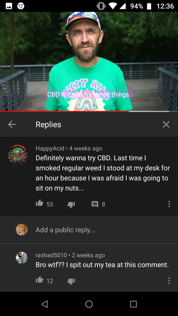 The effects of THC vs CBD are different for everybody