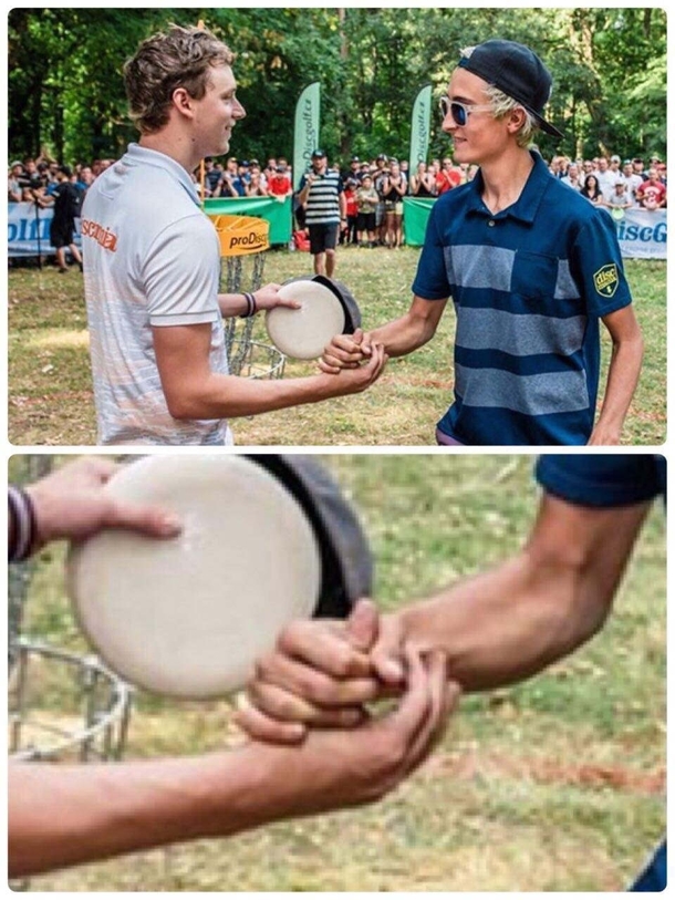 The epitome of awkwardness