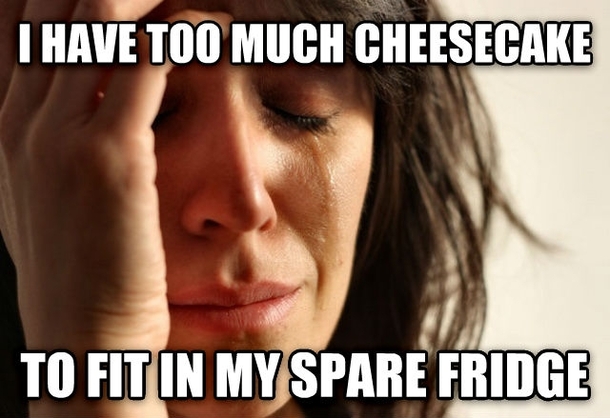 The epitome of first world problems