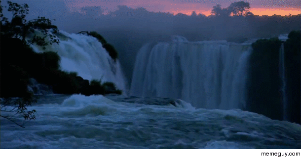 The Falls of Iguacu
