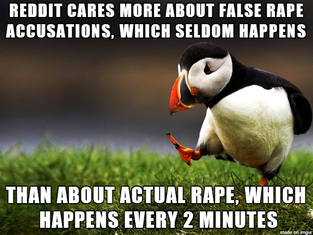 The false accusation stories always get way more attention