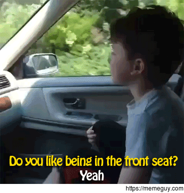 The fastest way to convince a kid to fasten the seatbelt