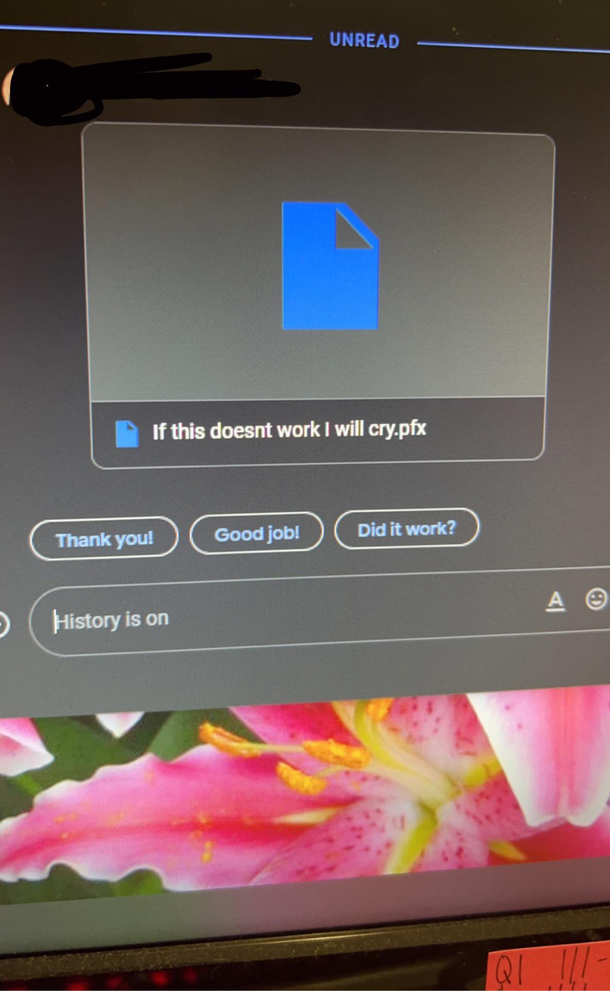 The file name of the cert our IT guy sent me while troubleshooting my VPN issues