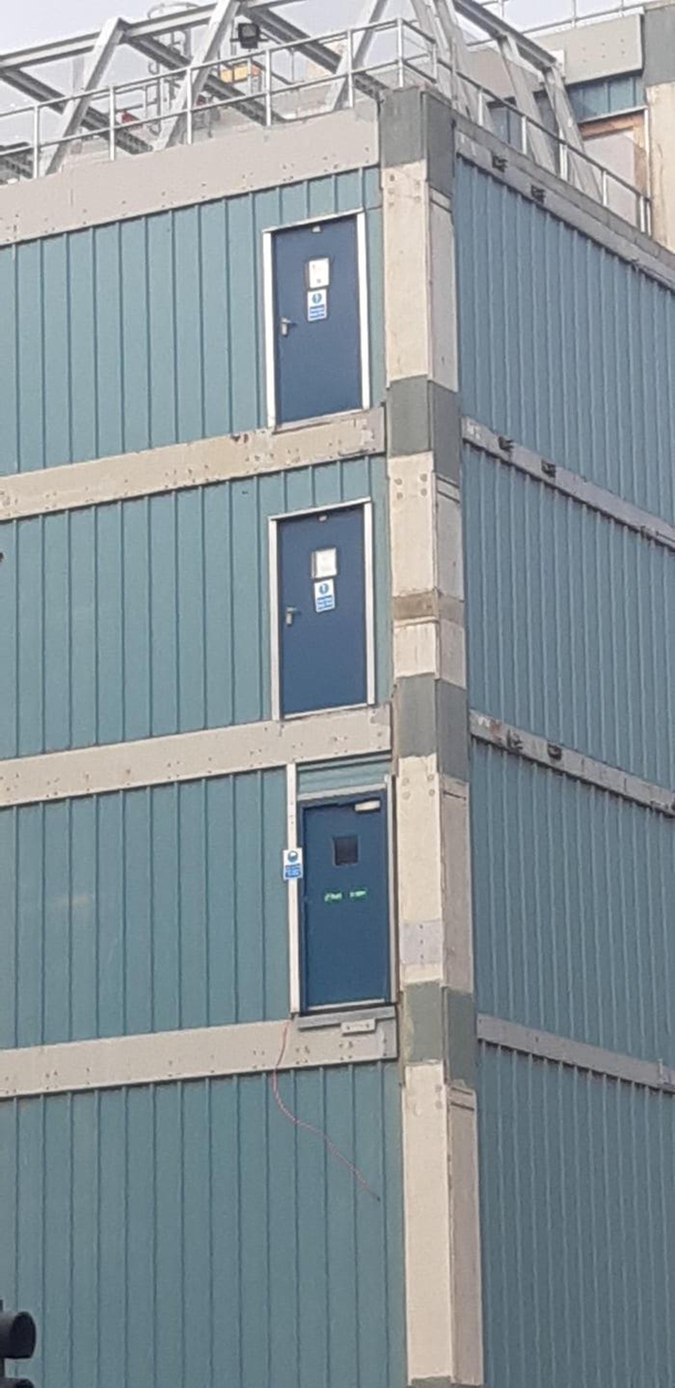The fire exits are operational boss