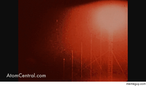 The first few seconds of a nuclear blast