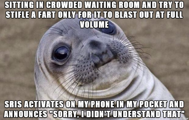 The first part was bad enough the second part was the icing on my cake of embarrassment