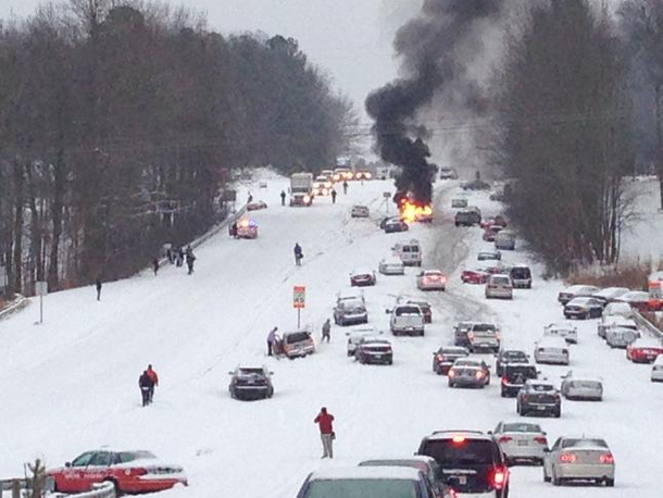 The first snow of the year is coming to Raleigh today We usually handle it pretty well