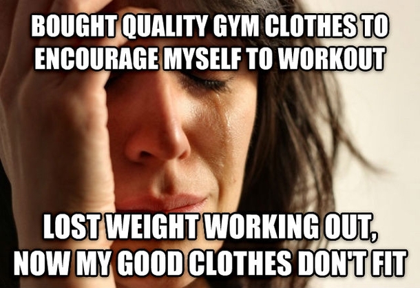 The first world problem of weight loss