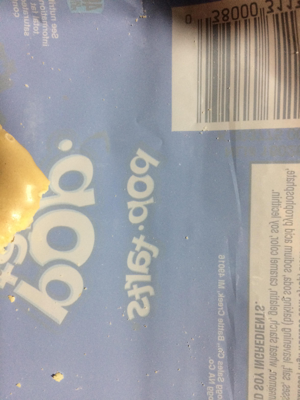 the flavor of my pop tarts is bob farts