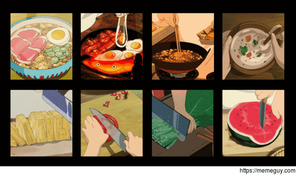The food of ghibli movies