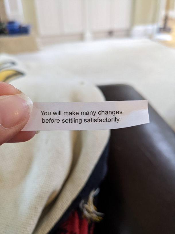 the fortune that came in my cookie from the valentines meal my lovely man bought for us