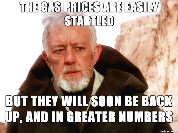 The gas prices - Meme Guy