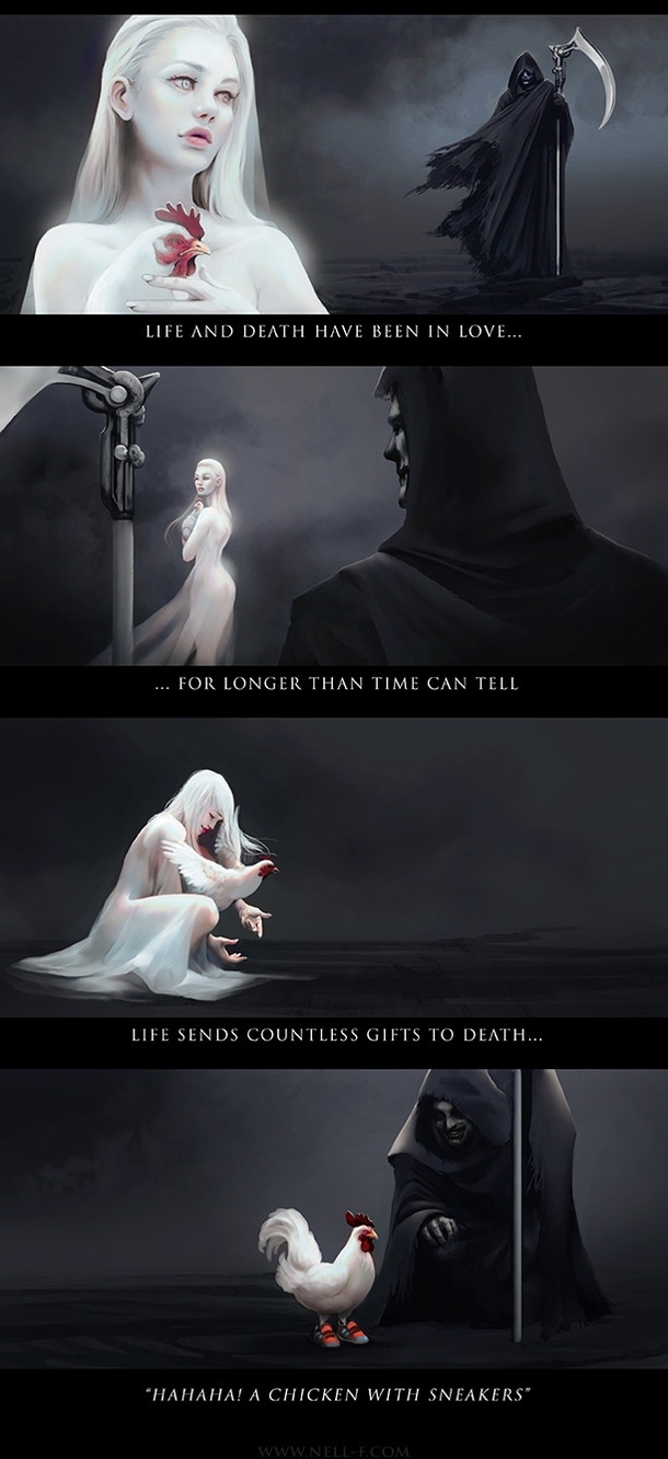 The gift that Life gives to Death by Nell Fallcard