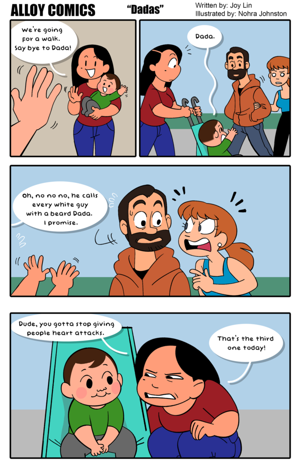 The girlfriends were NOT amused