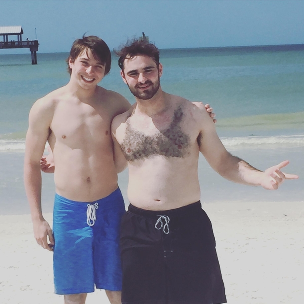 The glorious mankini we gave my friend over the summer