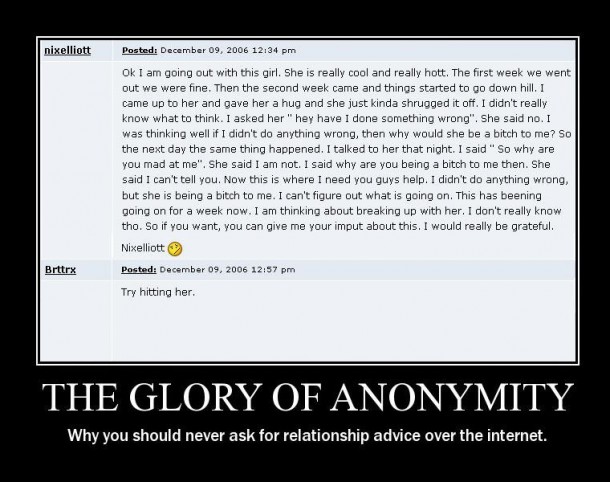 The Glory of Anonymity