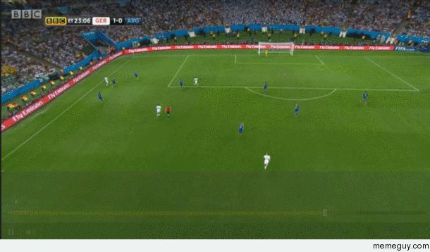 The goal that won Germany the World Cup