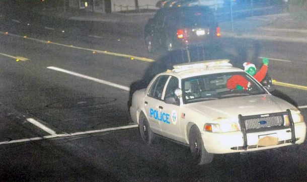 The Grinch Who Stole a Police Cruiser