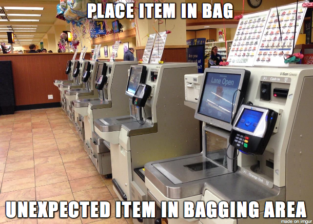 The hell which is self-checkout