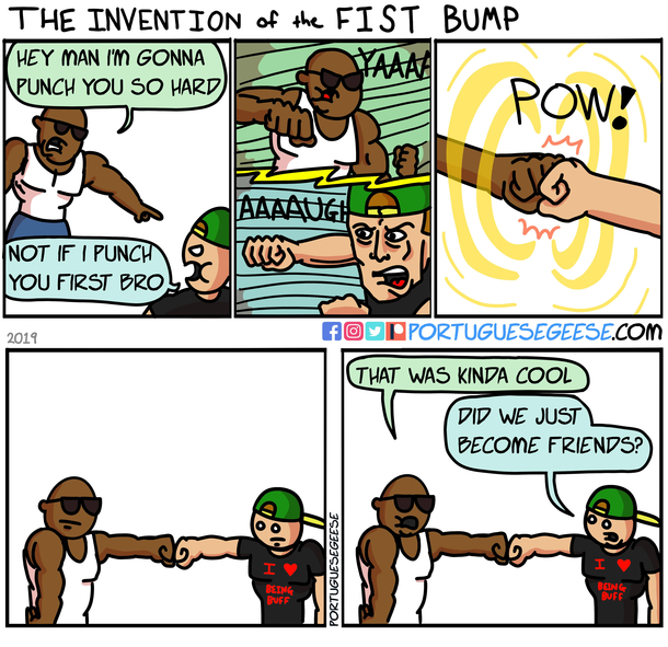 The Invention of the Fist Bump