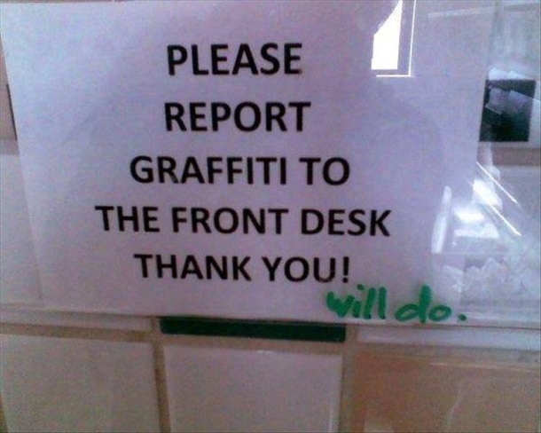 The irony