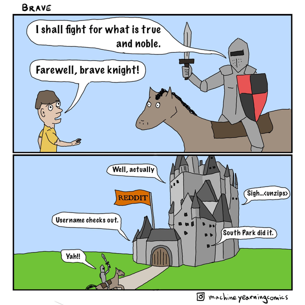 The knight heard rumor of a small error that needed slaying