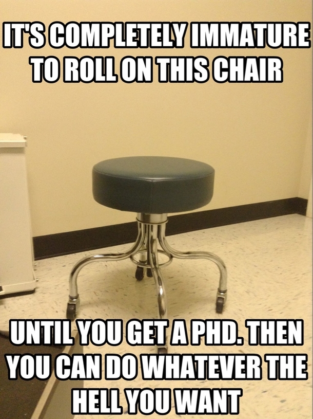 The law of rolly chairs