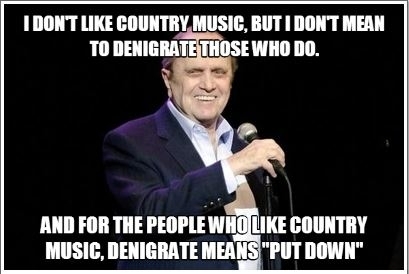 The legendary Bob Newhart on country music
