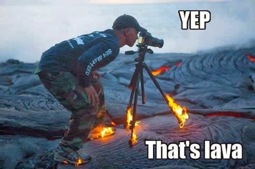The lengths some photographers go to