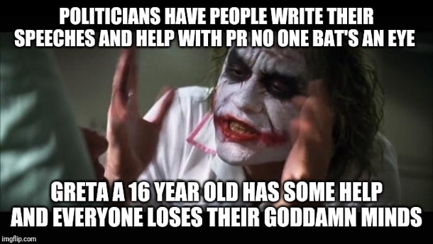 The lengths some will go through to tear down a teenager while ignoring that the people they vote for do the same thing