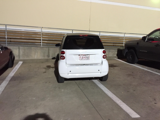 The little engine that could Still park like a douchebag
