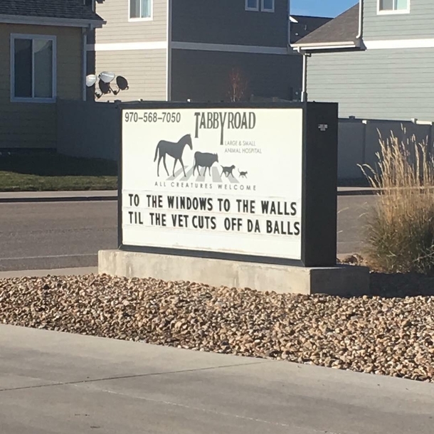 The local vets sign