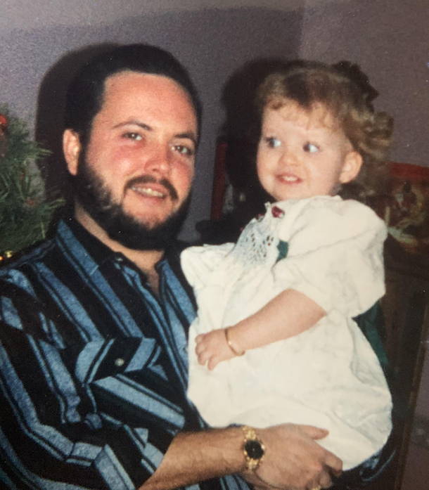 The look on my wifes face in this old photo