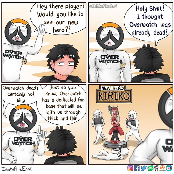The main thing that kept Overwatch afloat after all these years the fanarts