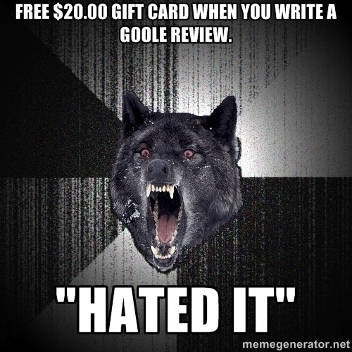 The manager got all hot and bothered when I pulled this stunt he even called the owner