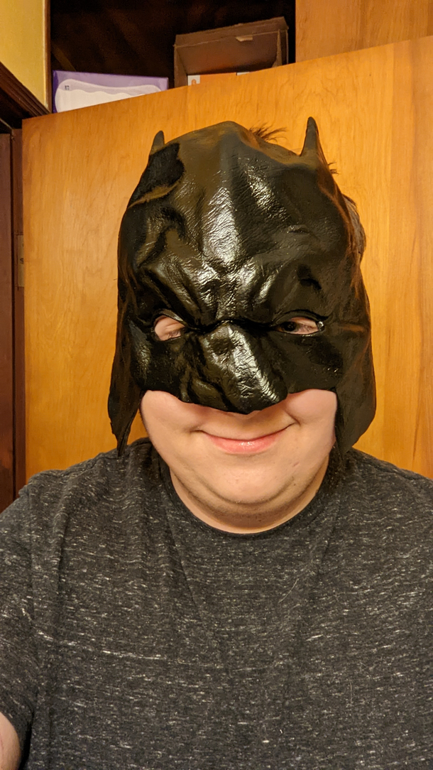 The mask that came with my Batman costume