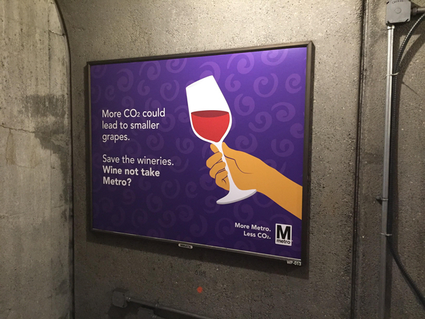 The metro system in Washington DC really gets its audience
