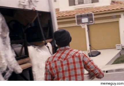 The moment my girlfriend and I hear a door close on its own