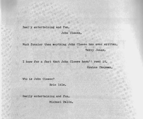 The Monty Python teams review of The Hitchhikers Guide to the Galaxy